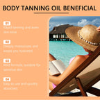 Aloe Vera Tanning Serum/Oil Face Body Bronzing & Sun Tan Lotion Natural Tanning Accelerator Cream for Sunbeds & Outdoor Sun