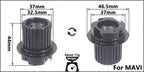 Bicycle Micro Spline Freehub MTB Road Bike Hubs Converters End Cap Adapter 11/12 Speed MS HG DT Hub Body Driver for XD DT240/350