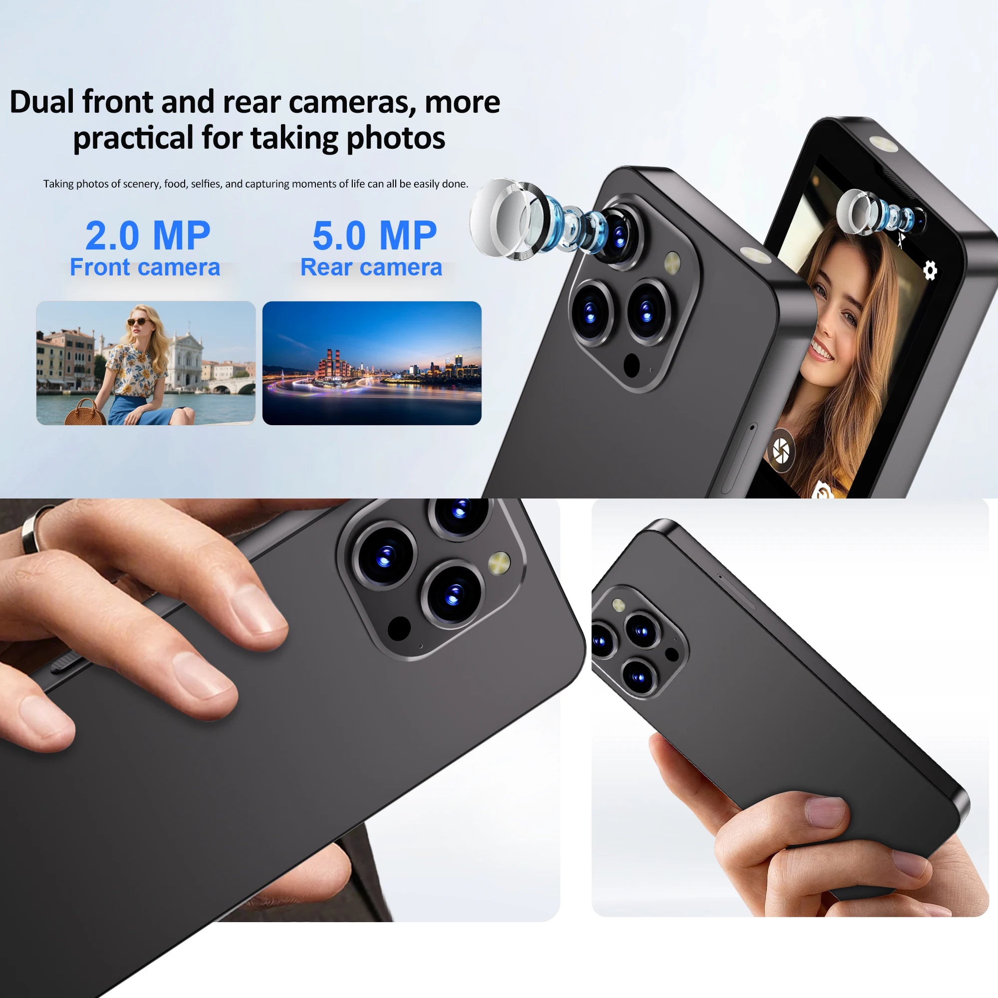 SERVO F26 PRO Android Smartphone Touch Screen 4G Cellular 3.5" Display WiFi GPS Google Play Button Smart Phones Dual SIM 2850mAh