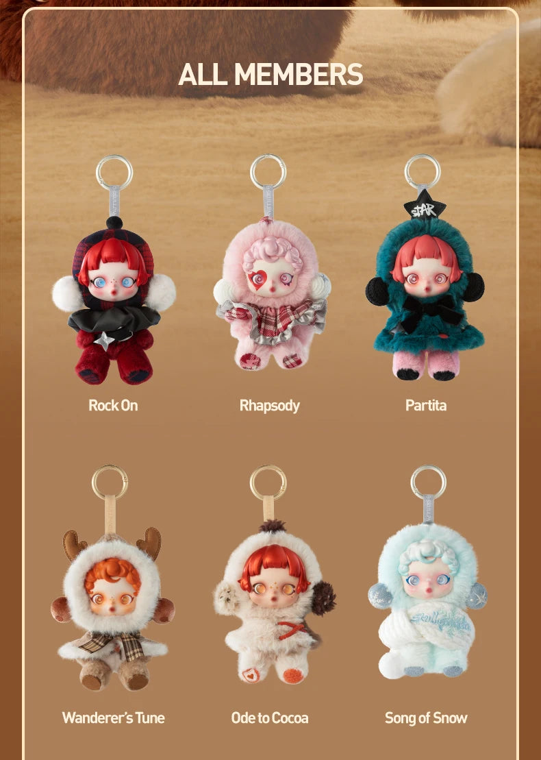 POP MART SKULLPANDA Winter Symphony Series Blind Box Mystery Box Guess Bag Toys Doll Cute Anime Figure Desktop Ornaments