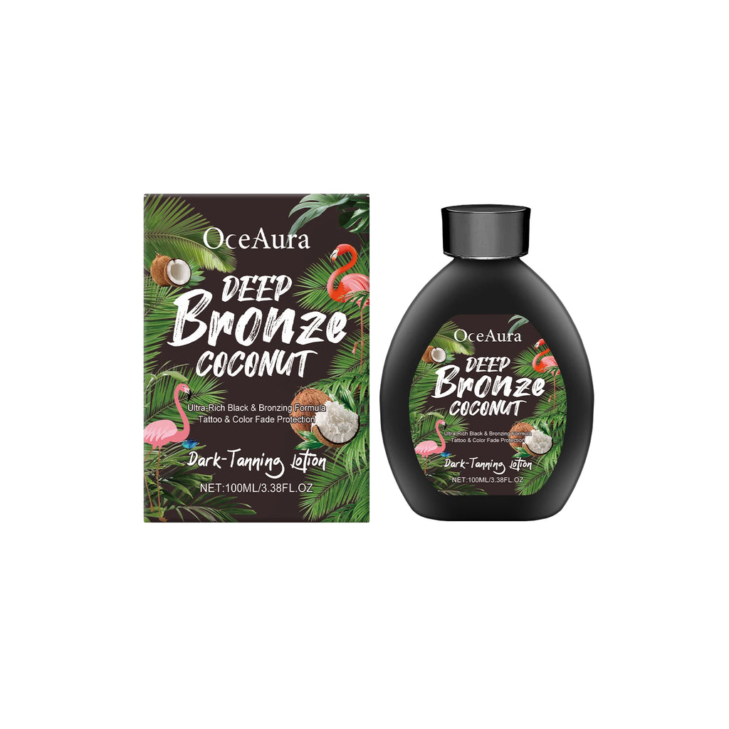 100ML Self Tanning Lotion Deep Moisturizing Non-greasy Improve Healthy Tone Bronzer Wheat Skin Sunless Tanning Cream for Summer