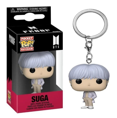 Funko POP Keychain Toy Men's Team Cartoon V JUNG KOOK JIMIN Jin V J-HOPE Pocket Pop Keychain Vinyl Action Figure Collection Toys