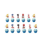 Sonic Birthday Party Decoration Game Hedgehog Balloons  Action Figure Party Paper Plate Towel Cup Tablecloth Toy Kid Gifts