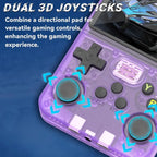 R36S Classic Retro Game Console with ARKOS System Video Games Single Card Portable Hand-held Gaming Console Kids Gift 3.5 Inch