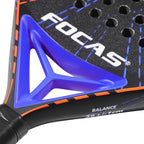 FOCAS 2026 Padel 24K carbon fiber plate tennis racket surface treatment