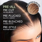 260% Density Real HD 5x5 Lace Closure Wigs Super Double Drawn Vietnamese Virgin Hair Short BOB Wig Glueless Pre Plucked Lace Wig