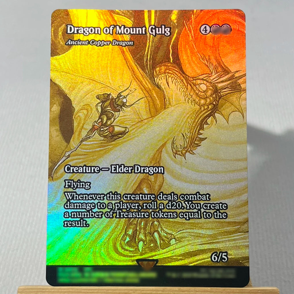 FCA FIN FIC PIP LTR FOIL4-002 magical cards Ancient Copper Dragon Tcg proxy Traveling Chocobo Celes, Rune Knight gathering