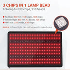 Red Light Therapy Mat, Large Red Light Therapy Pad with Controller,Pulse Mode 660nm & 850nm Near Infrared Light Therapy Belt