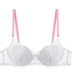 Sexy Lace Bra & Panty Set Minimizer Anti-Sag Full Coverae Adjustable Underwire Big Bust Support Thin Side Support No Spillageg