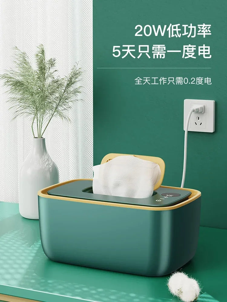 Baby wipes heater moisturizing constant temperature warm wet wipes machine portable baby wipes box warmer insulation
