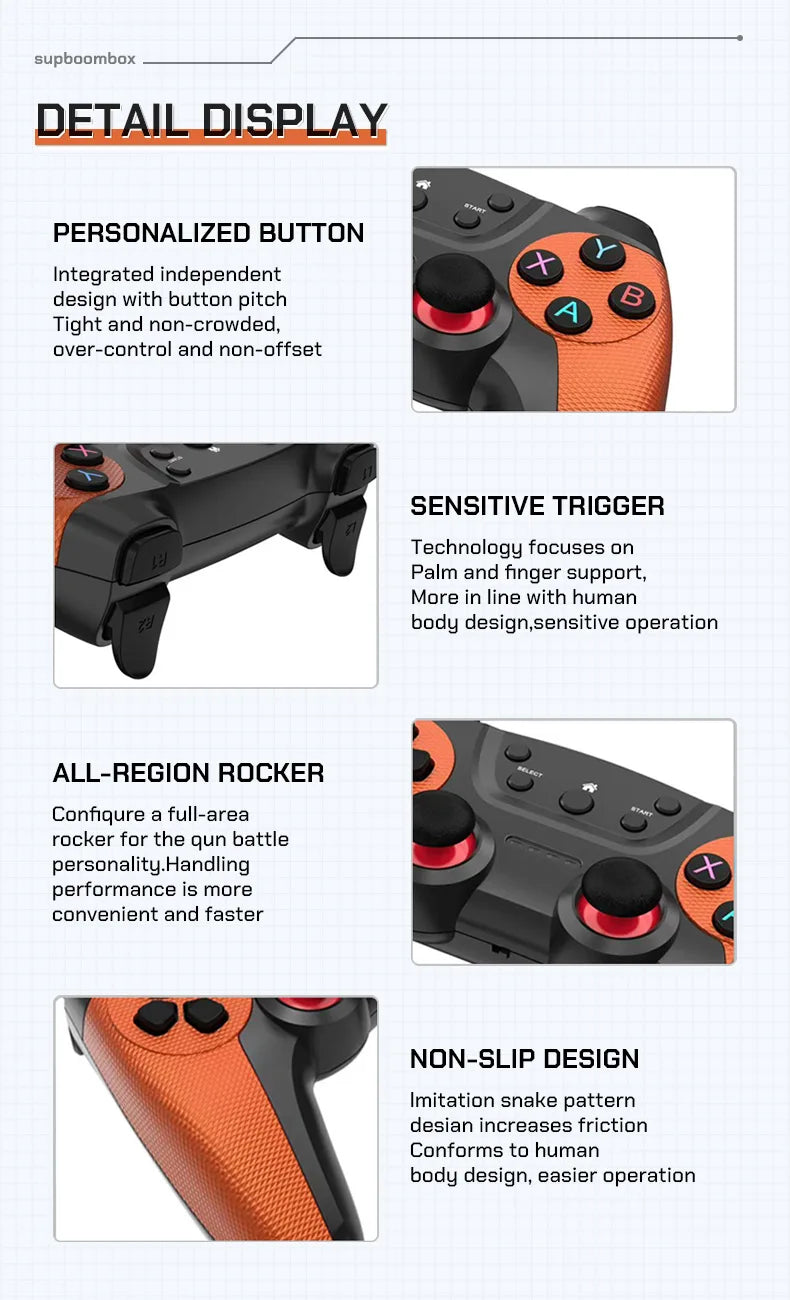 U36 Game Joystick with 50,000+ games pre-installed, 4K HD output, Retro game console, 3D, 40+ emulators, PSP, PS1