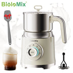 BioloMix 7-in-1 Detachable Electric Milk Frother Steamer Automatic Hot Cold Foam Maker for Coffee And Hot Chocolate