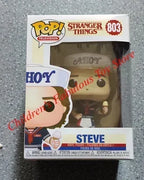 NEW!!! FUNKO POP Stranger Series #1462 Eddie #1250 Dustin Steve Robin Eleven Vinyl Action Figure Collection Models for Gifts