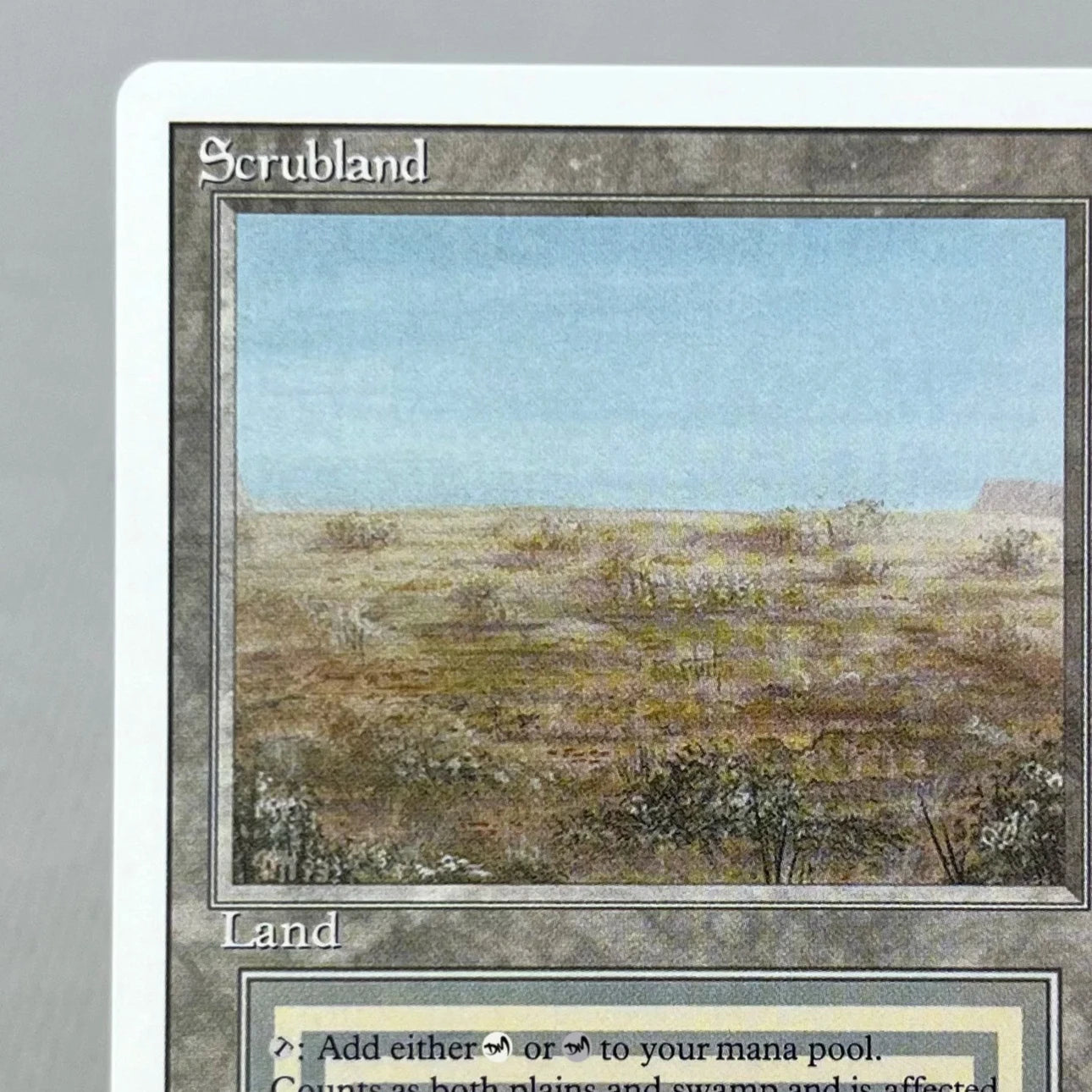 unlimited Revised MIX2/002 Tcg dual lands unlimited proxy magical cards tundra scrubland home play Revised underground gathering
