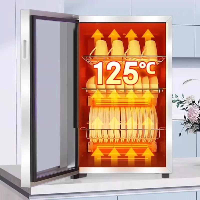 New No Drain Compact Vertical Dish Sterilizer Dryer All-in-One for Home Kitchen Commercial Catering