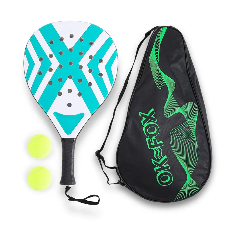 Padel Tennis Rackets beach tennis racketCarbon Fiber Lightweight Tennis Rackets Outdoor Sports Mens and Womens Glowing Racket