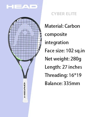 HEAD Carbon Composite Integration Tennis Racket For Beginners Men Women College Students Single Training Racquet