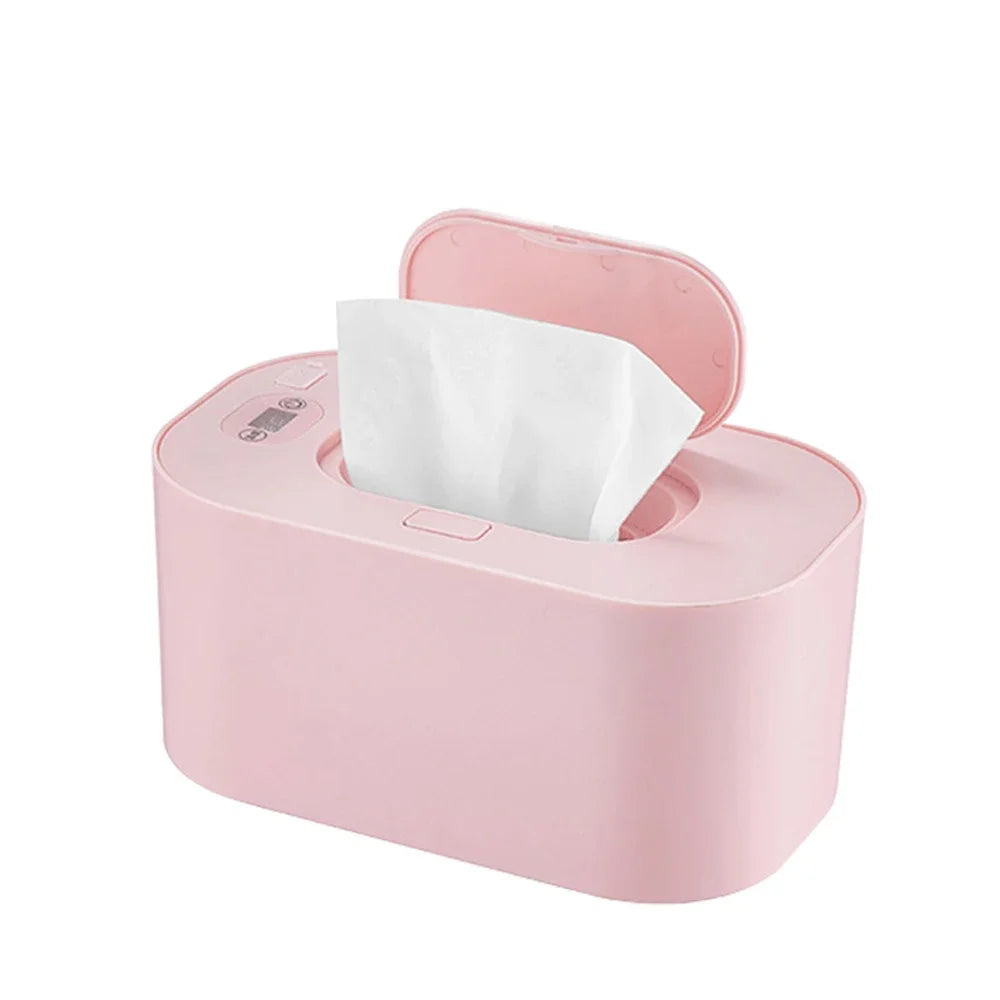 Baby Wipe Warmer Heater Wet Towel Heating Box Portable Home Car Use Mini Dispenser for Disinfecting Wipes Napkin