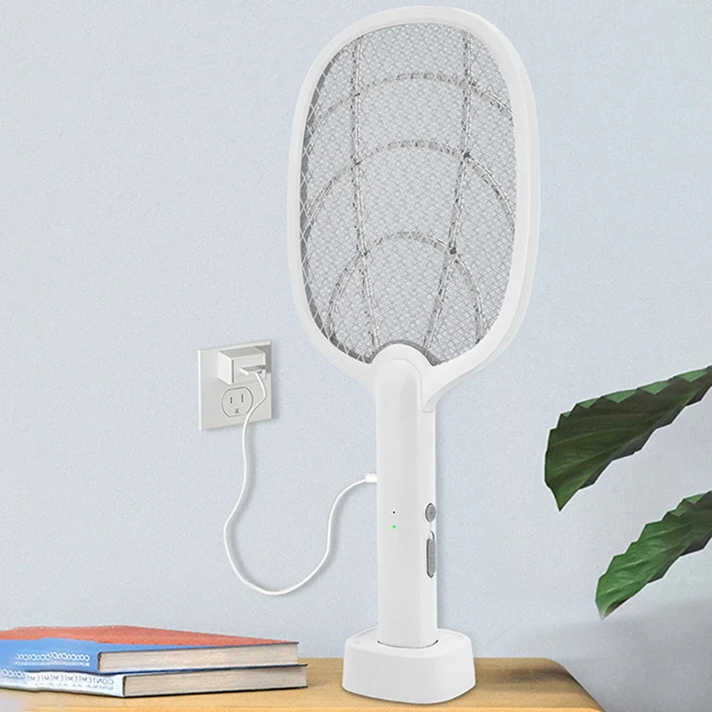Mosquito Killer Lamp USB Rechargeable Electric Foldable Mosquito Killer Racket Fly Swatter Repellent Lamp Zapper Insects Racket Secondary image