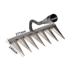 Weeding Hoe Rake 4/7/9/12 Teeth Farm Tool Weeding Scarifier Artifact Agricultural Nail Harrow Carbon Steel Garden Weeding Tools