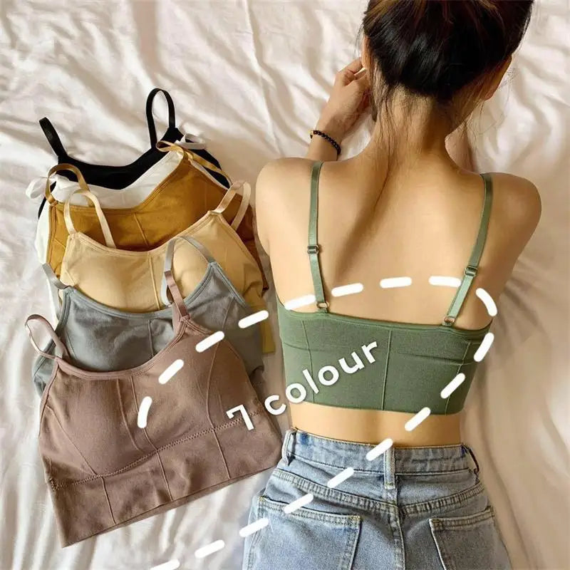 Sexy Women Tops Back Cross Strap Tank Top Push Up Running Sports Bra Breathable Soft Fitness Beauty Solid Color Yoga Bra