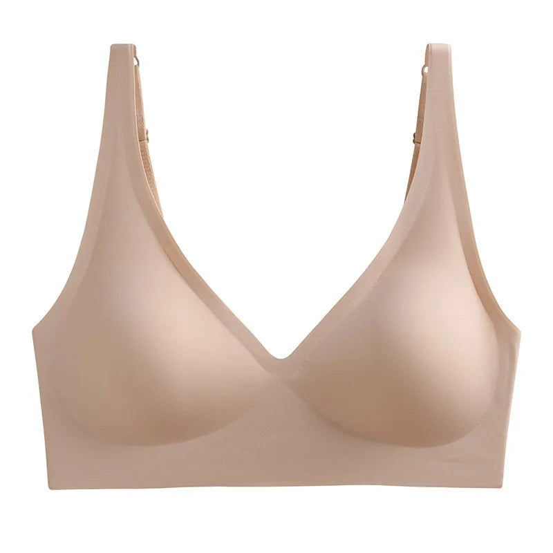 Sexy Seamless Bra Wire Free Brassiere Adjustable Wireless Bras Women Underwear Female Push Up Padded Bralette Lingerie Intimates