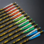 6/12/24pcs 20'' Archery Crossbow Bolt Carbon Arrow with 4-inch Feather ID7.6mm  Outdoor Hunting Sports Practice Crossbow Arrows