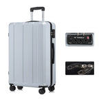 YONSLY Hardshell Suitcase 20/24/28 Inches with TSA Lock YKK Zipper 4 Silent 360° Wheels Mesh Compartment Trolley Rolling Luggage Hand Luggage Suitcase for Business Trips, Vacations, Family Journeys, and Weekend Getaways