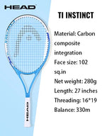 HEAD Carbon Composite Integration Tennis Racket For Beginners Men Women College Students Single Training Racquet