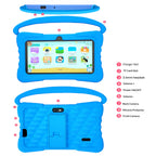7 Inch Kid Tablet Android 13 Quad Core 4GB RAM 64GB ROM 4000mAh WiFi Bluetooth Children's Gift Kids Software with Silicone Case