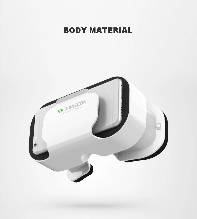 Shinecon Viar Virtual Reality VR Glasses Headset 3D Device Helmet Goggles Lenses For Smartphone Smart Phone Game Cell Mobile Set