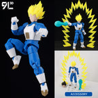 9L3D Printed Dragon Ball Son Goku Vegeta Beerus Frieza Anime Lucky13 Dummy13 Titan13 Action Figures Multi-Jointed Movable Toys