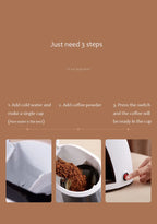Home Drip Coffee Maker Multifunctional Coffee Tea Brewing Machine Small Office Americano Coffee Tea Maker