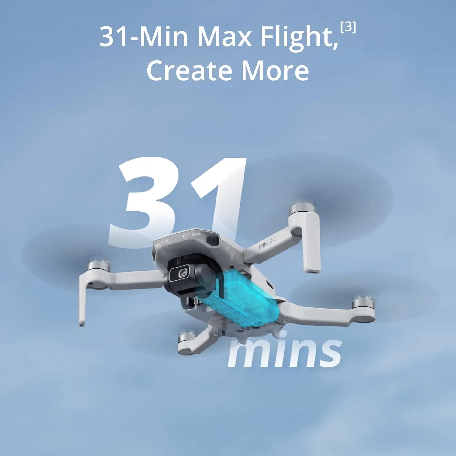 DJI Mini 4K Drone Camera 249g 3-Axis Gimbal Stabilization 10km Video Transmission Auto Return Resistance Long Battery Original C0