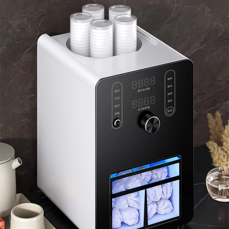 Commercial intelligent hot towel machine UV sterilization KTV hotel club beauty salon dedicated towel disinfection machine