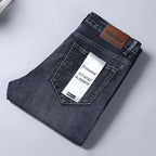 Wthinlee 8 Models Spring Autumn Business Jeans Men Casual Straight Stretch Fashion Classic Work Denim Trousers Brand Clothing