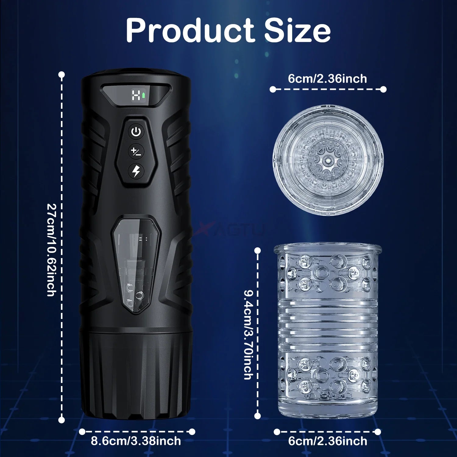 Telescopic Rotation Male Masturbator Cup Vagina 7 Thrusting Masturbation Cup Sex Toys for Men Automatic Piston Mastubator