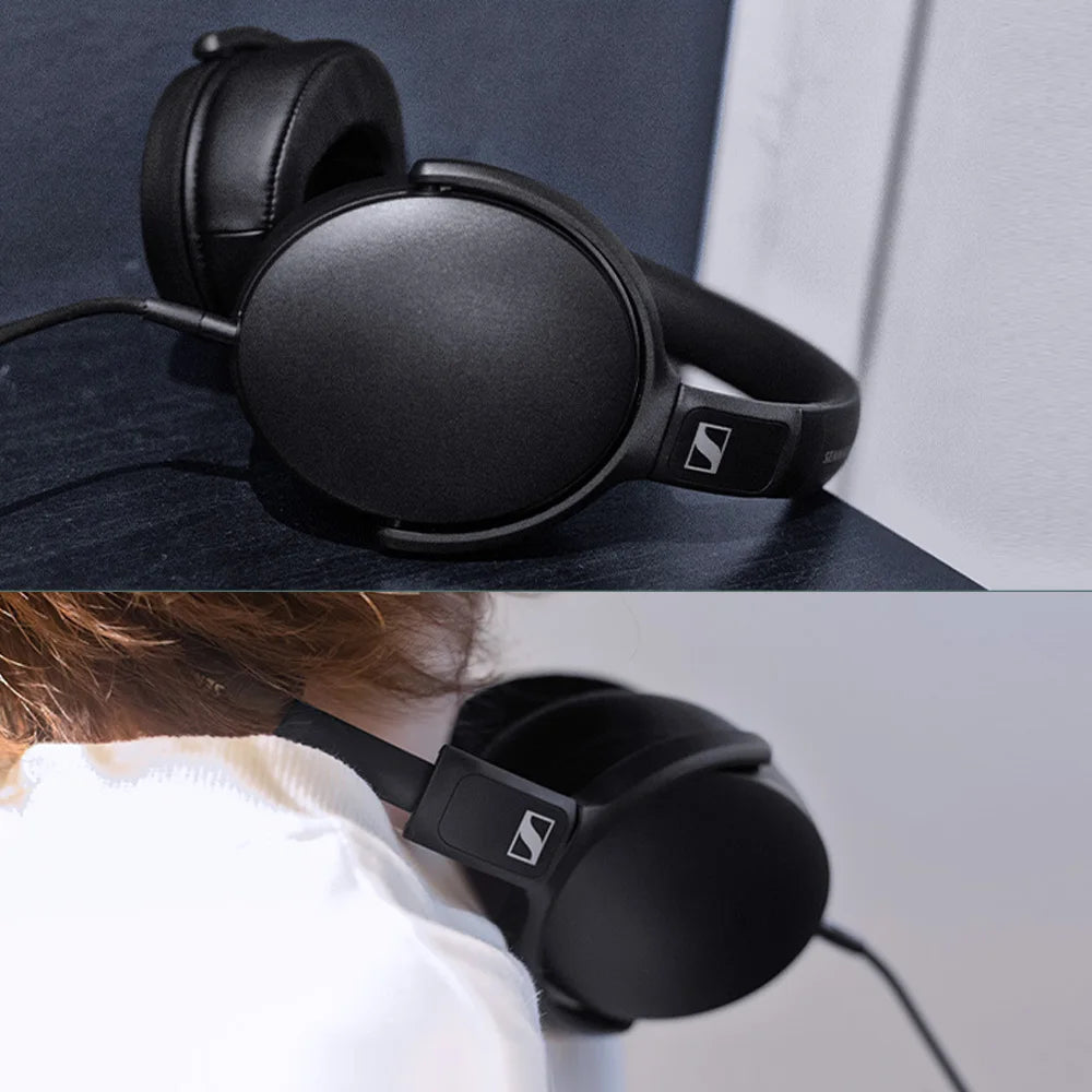Sennheiser HD 400S Wired Headphones Over Ear HiFi Stereo Bass Noise Isolating Headset with Mic for Smartphone PC Laptop Music