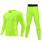 Kids' Sports Compression Set - Quick-Dry Breathable Activewear for Boys & Girls, Stretchy Running Outfit