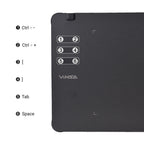 VINSA T1161 Graphics Drawing Tablet Ultra-thin Art Creation Sketch with Battery-free Stylus 8 Pen Nibs 8192 Levels Pressure