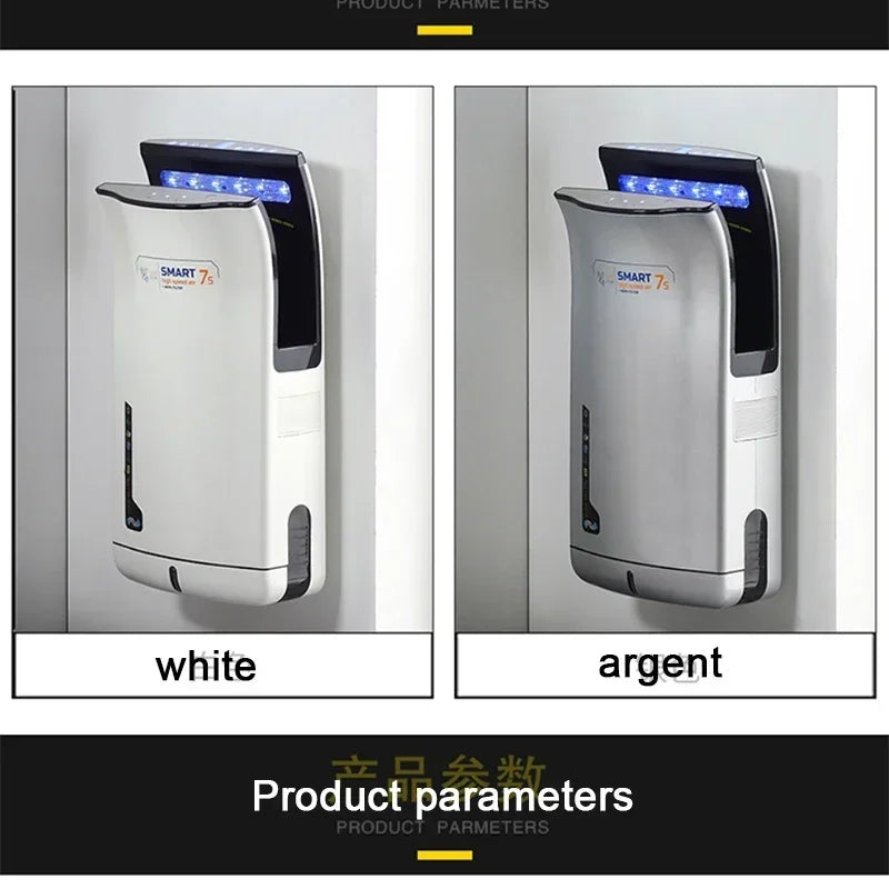 Full New Hand Dryer Induction Hotel Restauran High Speed Jet-type Hand Drying Machine Double-sided hand dryer 220v