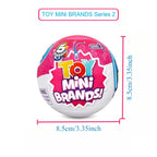 Zuru 5 Surprise Mini Brands Toys Toy Mini Brands Series 2 Mystery Capsule  Toy Store Shopping Toy Mini Brands Collecting Toys