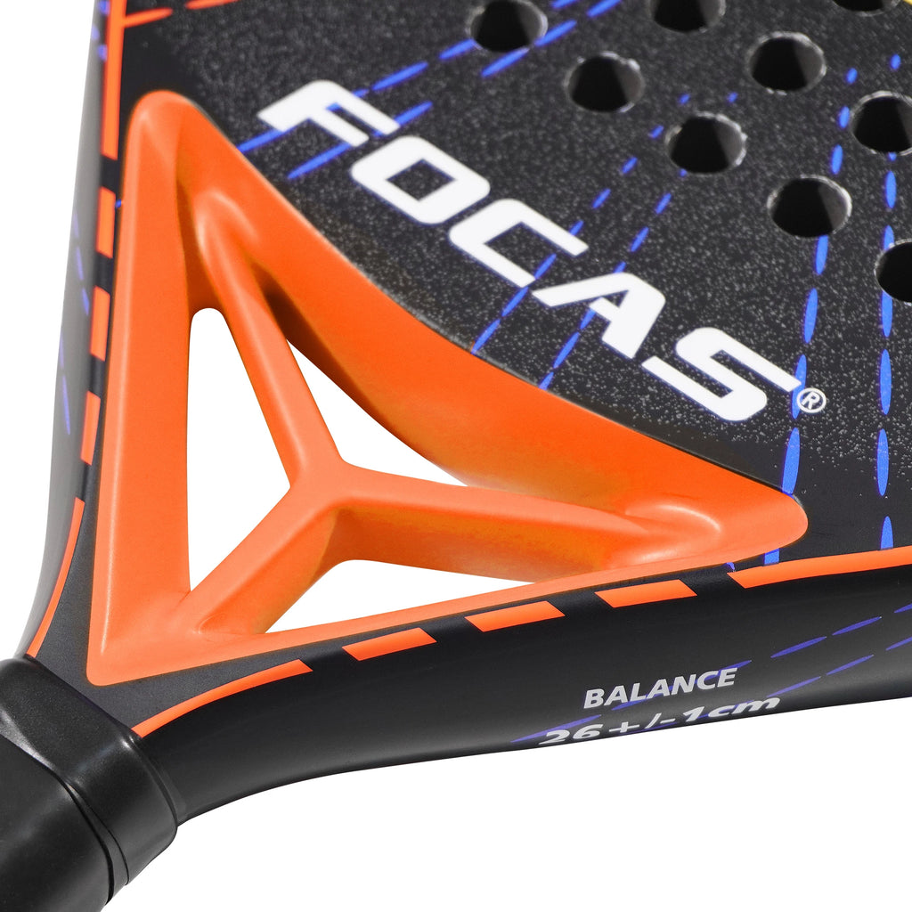 FOCAS 2026 Padel 24K carbon fiber plate tennis racket surface treatment
