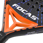 FOCAS 2026 Padel 24K carbon fiber plate tennis racket surface treatment