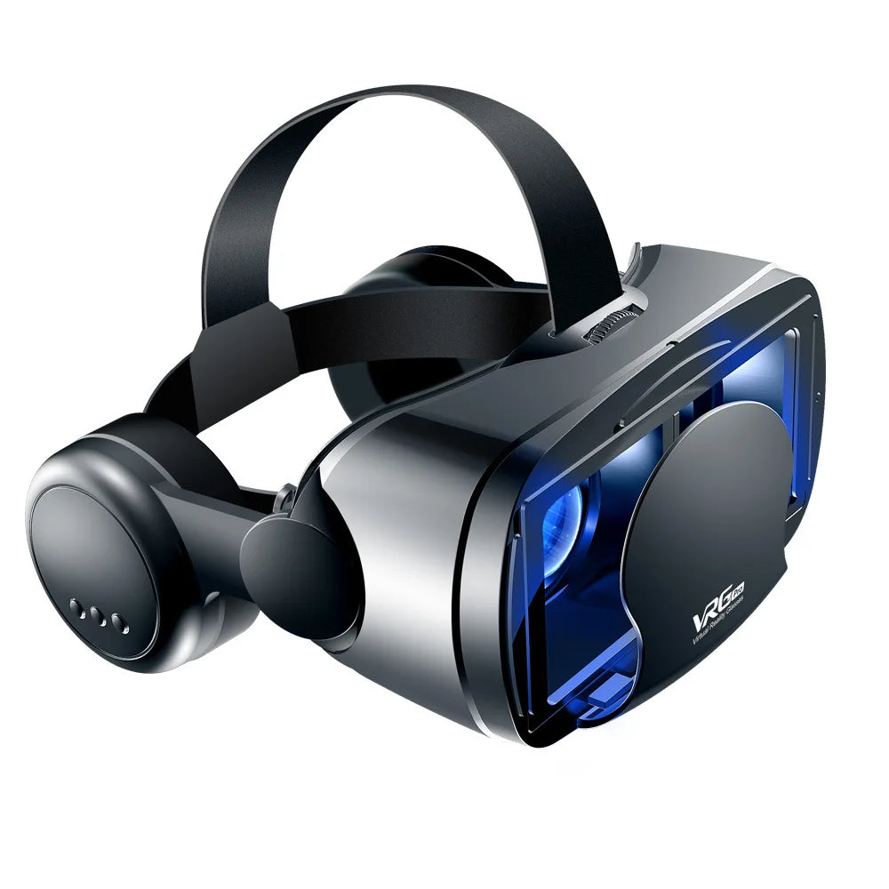 Virtual Reality 3D VR Headset Smart Glasses Helmet for Smartphones Cell Phone Mobile 7 Inches Lenses Binoculars Goggles Devices
