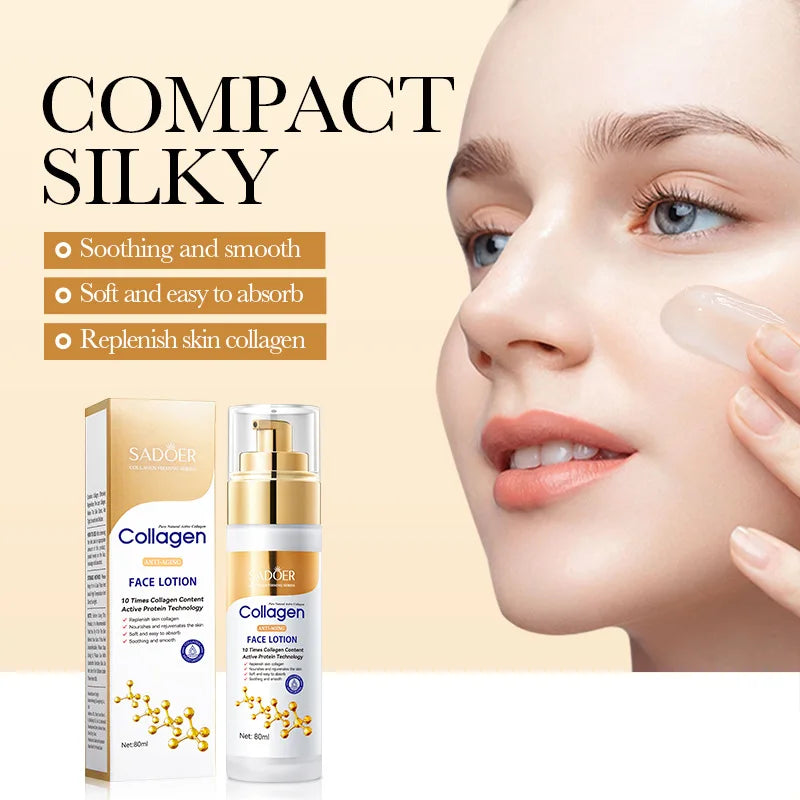 SADOER Collagen Facial Serum Face Lotion Moisturizing Face Emulsion Oil Control Water Replenishment Refreshing Facial Essence Main image