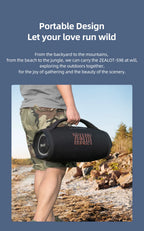 ZEALOT S98 160W Big Power Portable Bluetooth Speaker Wireless TWS Subwoofer Bluetooth Speaker Waterproof Mobile HIFI Quality