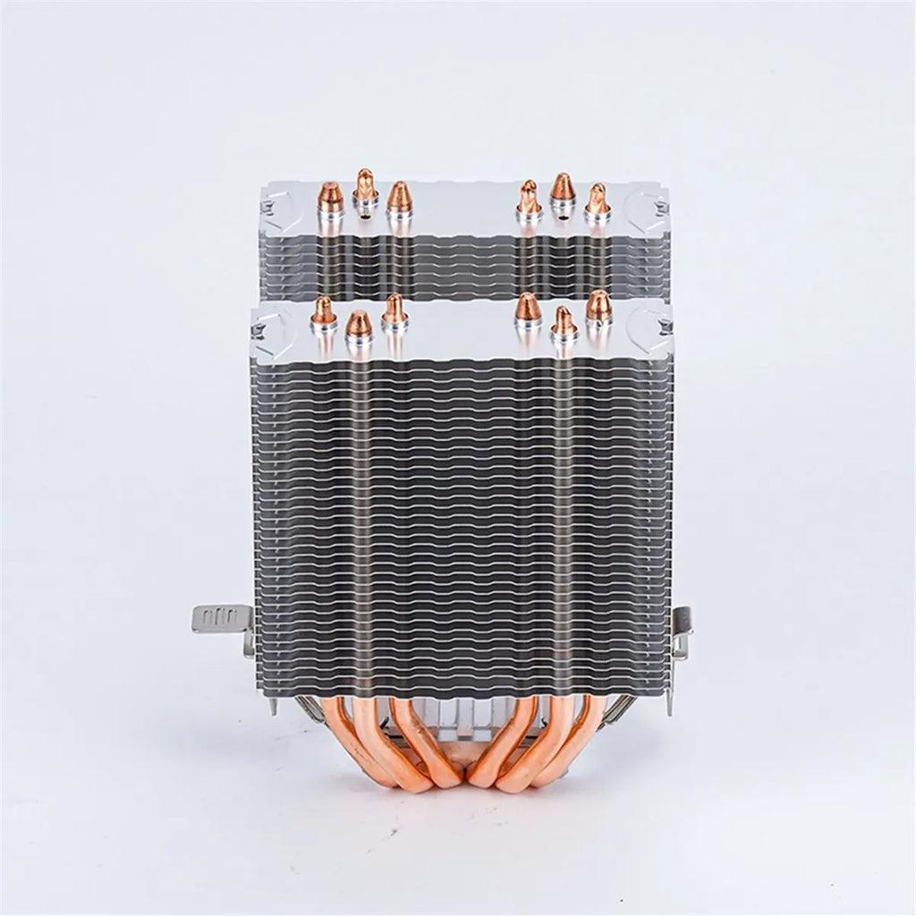 6 Heatpipe CPU Air Cooler Desktop Dual-Tower Heatpipe Cooling System Silent Dual-Fan CPU Cooler