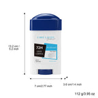 72-Hour Long-Lasting Deodorant Men，Aluminum-Free Fresh Scent，Pure Sport for Gym & Workout，Underarm Odor Body Remove，No Stains