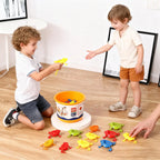 Frog Toy Jumping Frog Funny Educational Games 12 Pieces Finger Press Animal Toys for Kids Boys Girls Travel Bedroom Classroom